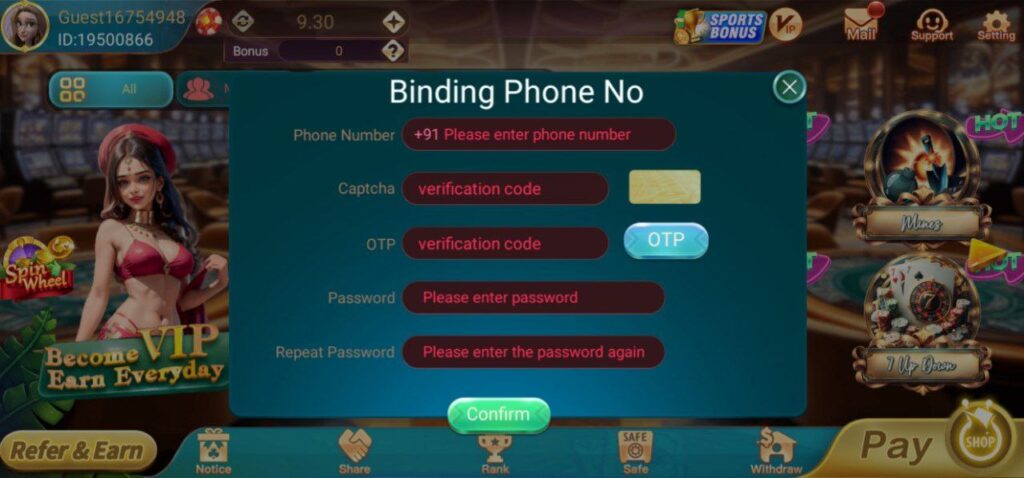 How can I register with Rummy Gems APK?
